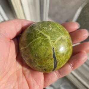 Green Opal Palm Stone